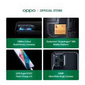 OPPO Find X3 Pro 5G Smartphone (12GB+256GB) - Gloss Black - Image 5