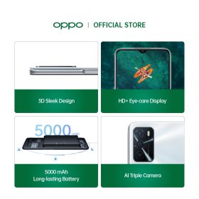 OPPO A16 Smartphone (3GB+32GB) - Crystal Black - Image 3