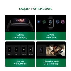 OPPO Watch Free (50M) - Black - Image 5