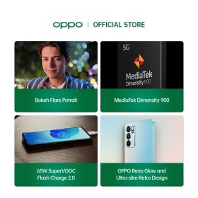 OPPO Reno6 5G Smartphone (8GB+128GB) - Stellar Black - Image 5