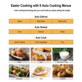 Panasonic NN-ST25JB Microwave Oven 9-Menus NN-ST25JBMPQ (20L) - Image 5