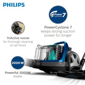 Philips 5000 Series Bagless Vacuum Cleaner 2000W (FC9570 | FC9570/62) - Image 8