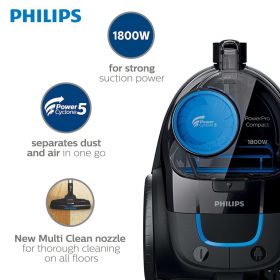 Philips PowerPro Bagless Vacuum PowerCyclone Tech FC9350 | FC9350/62 - Image 4