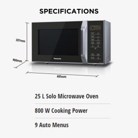Panasonic Microwave Oven - Black (25L) NN-ST34HBMPQ - Image 3
