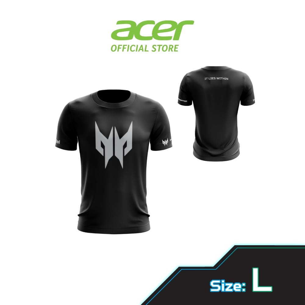 ACER Predator Reflective T-Shirt - Black - Image 7