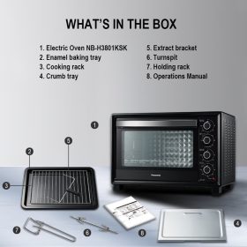 Panasonic Compact Electric Oven (38L) NB-H3801KSK - Image 3