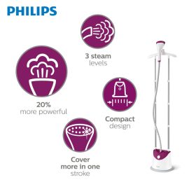 Philips Easy Touch Stand Steamer (1800W,3 settings) GC486 | GC486/36 Garment Care - Image 5