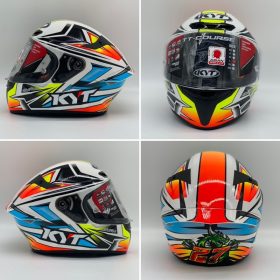 KYT TT-Course Kasma Daniel Helmet - Image 5