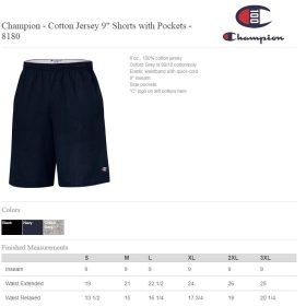 Champion Authentic Short Pants with Pockets 8180 - Sport Grey - Image 4