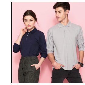 North Harbour Adult Best Selling Long Sleeve Polo NHB24400 - Maroon - Image 5