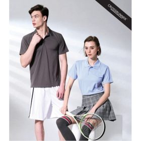 GILDAN x CROSSRUNNER Training Performance Polo Unisex Adult Sportswear Microfiber Plain Jersey Tagless Polo CRP7200 - Lime - Image 3