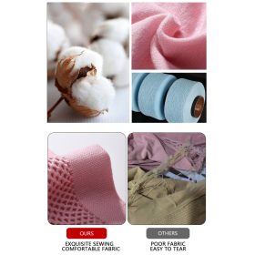 Women Panties Cotton Briefs Low Shaping Panties/Shapewear 3D Honeycomb Underwear Panties - Pink - Image 7