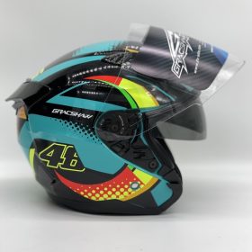 GRACSHAW Gennex G535 GP46 Valentino Rossi Helmet - Image 4