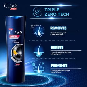 CLEAR MEN Shampoo Deep Cleanse Anti-Dandruff 650ml - Image 5