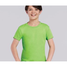 GILDAN Youth Kids Premium Cotton Boys Girls Cotton T-Shirt 76000B - Red - Image 4