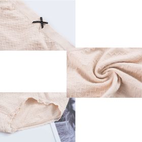 Japanese Flamingo Breathable Hip Panties Women's Mid-waist High-elastic Seamless Briefs SZ086 - 5 PCS With Box - Image 6