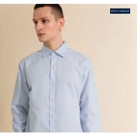 NORTH HARBOUR Business Shirt Cotton Rayon NHB2000 - Carolina Blue - Image 3