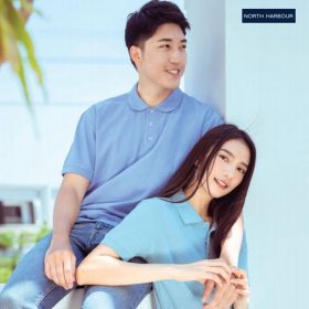 GILDAN x NORTH HARBOUR Cotton Polyester Premium Polo NHB2400 Unisex Men Women Polo Shirt Soft-Touch Plain Polo NHB2400 - Maroon - Image 3