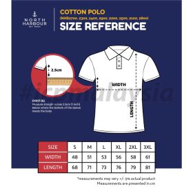 NORTH HARBOUR Unisex Signature Georgia Polo Shirt NHB2100 - Gold - Image 7