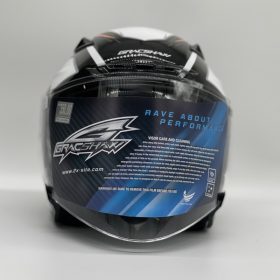 GRACSHAW Gennex G535 Kaisar White Helmet - Image 3