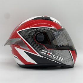 ZEUS GJ-811 AL51 Fullface Helmet - Red - Image 4