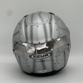 ZEUS GJ-811 AL38 Fullface Helmet - Matte Grey - Image 3