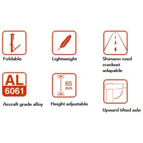 GRANITE DESIGN Hex Bicycle Stand - Red - Image 4