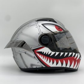 ZEUS GJ-811 AL38 Fullface Helmet - Matte Grey - Image 4