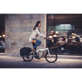 TERN Link C8 Folding Bike - Yellow - Image 3