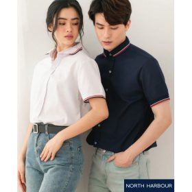 NORTH HARBOUR Unisex Corporate Cyril Business Shirt NHB3000 - Black - Image 3