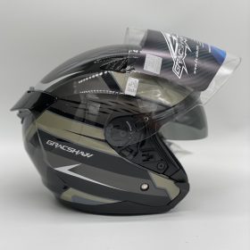 GRACSHAW Gennex G535 Y-Not Cream Titan Helmet - Image 4