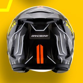 GRACSHAW Gennex G535 WingX Black Helmet - Image 3