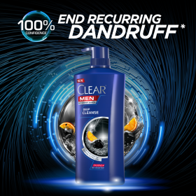 CLEAR MEN Deep Cleanse Anti-Dandruff Shampoo 650ml X 2 - Image 5
