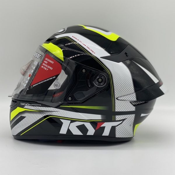 KYT TT-Course Grand Prix Yellow Helmet