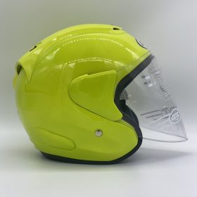 ARC Ritz Plain Helmet - Lemon Green - Image 3