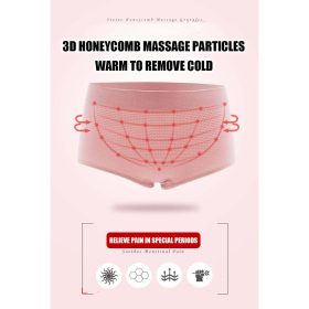 Women Panties Cotton Briefs Low Shaping Panties/Shapewear 3D Honeycomb Underwear Panties - Pink - Image 6
