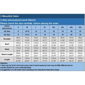 Women Vintage Long Sleeve Button Down Frilled Hem Muslimah Dress SZ218 - Yellow - Image 4