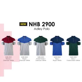 NORTH HARBOUR Unisex Adley Plain Polo Tee NHB2900 - Forest Green - Image 6