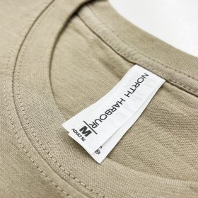 GILDAN x NORTH HARBOUR Logo On Pocket Cotton T-Shirt Unisex Adult Crew Neck T-Shirt NHR1100 - Maroon - Image 3