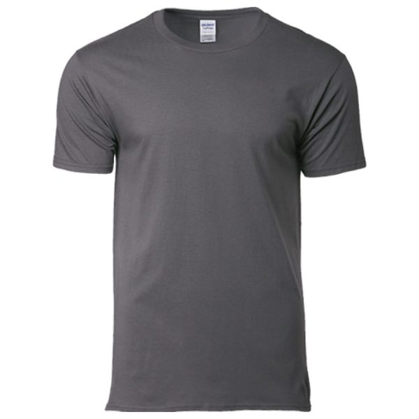 GILDAN The Best Seller Softstyle Cotton Round Neck T-Shirt Unisex Adult Plain Soft Solid Tee T-Shirt 63000 Group X - Charcoal