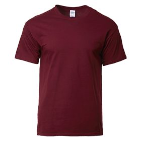 GILDAN The Best Seller Softstyle Cotton Round Neck T-Shirt Unisex Adult Plain Soft Solid Tee T-Shirt 63000 Group C - Maroon - Image 1