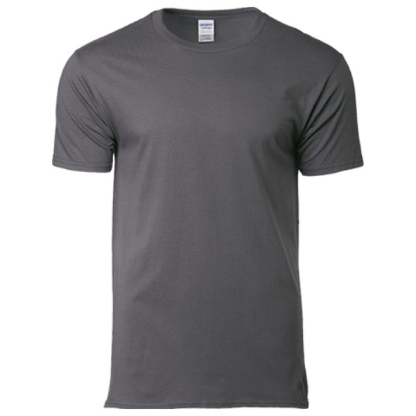 GILDAN The Best Seller Softstyle Cotton Round Neck T-Shirt Unisex Adult Plain Soft Solid Tee T-Shirt 63000 Group A - Charcoal