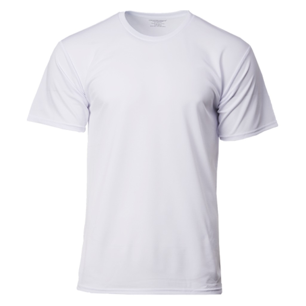 GILDAN x CROSSRUNNER Unisex Adult Sportswear Round Neck Plain Jersey Men Women T-Shirt Training Tee CRR3600 - White - Image 1