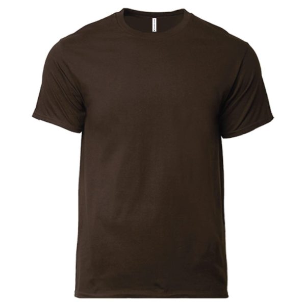 GILDAN x North Harbour The Best Ever Round Neck Cotton T-Shirt NHR1100 - Dark Chocolate