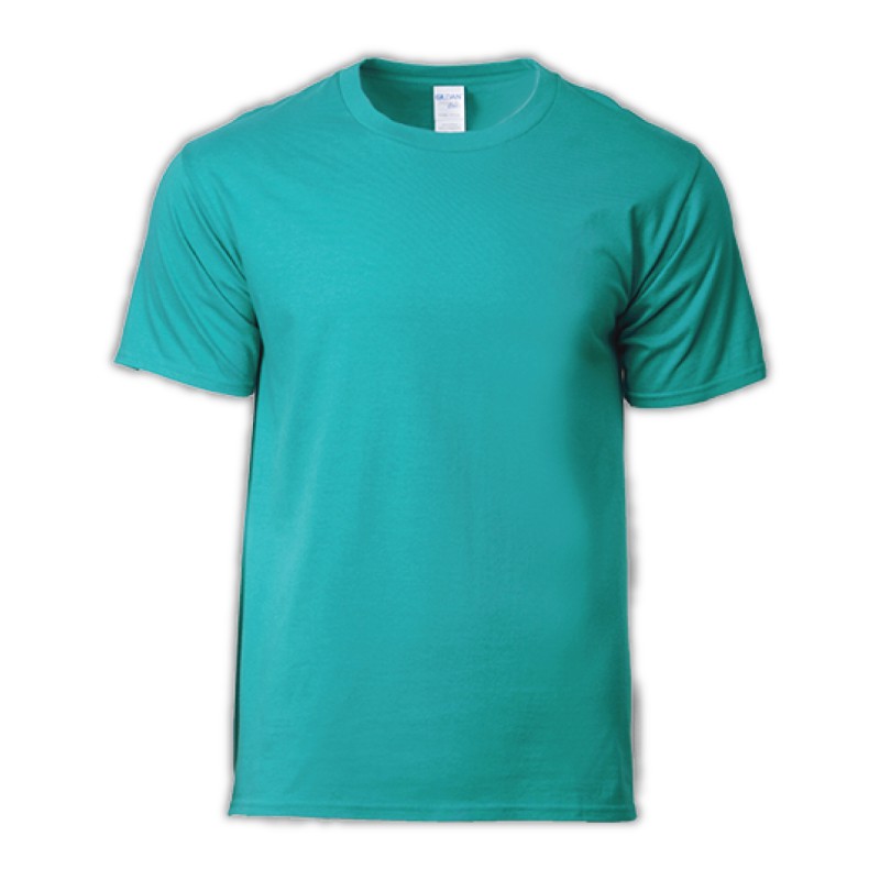 GILDAN Premium Unisex Adult Men Women Plain Round Neck Premium Cotton T-Shirt 76000 Group E - Jade Dome - Image 1