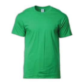 GILDAN Premium Unisex Adult Men Women Best Selling Plain Round Neck Premium Cotton T-Shirt 76000 Group D - Irish Green