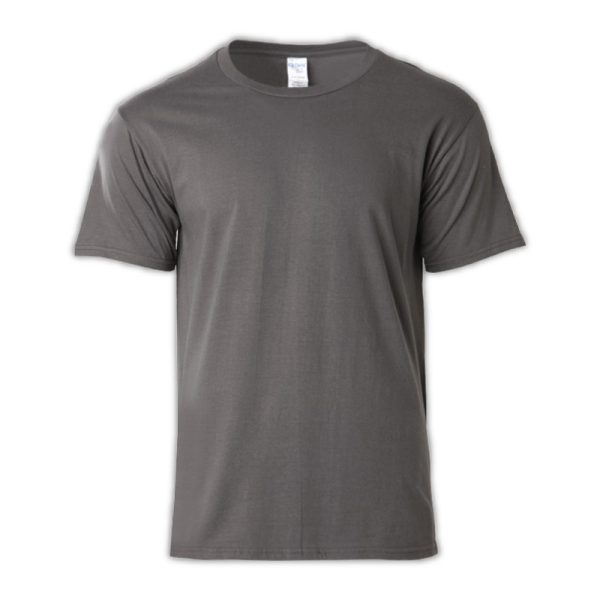 GILDAN Premium Unisex Adult Men Women Plain Round Neck Premium Cotton T-Shirt 76000 Group G - Charcoal