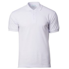 GILDAN x HYDT Unisex Men Polo Shirt Fit Premium Quality Cotton Polyester Soft-Touch Plain Polo Tee - White - Image 1