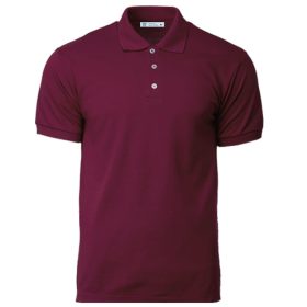 GILDAN x HYDT Unisex Men Polo Plain Shirt Fit Premium Quality Cotton Polyester - Maroon - Image 1