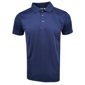 GILDAN x HYDT 100% Air Comfort Polo Unisex Adult Polo Plain Shirt Regular Fit Premium Quality Microfiber Polo - Navy - Image 1
